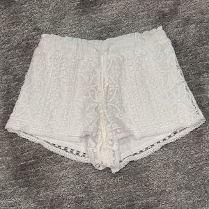 Topshop PETITE lace shorts